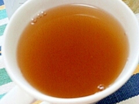 キューちゃんで☆ジンジャースープ風コーン茶♪
